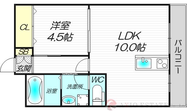 ウインドヒル三国の間取り