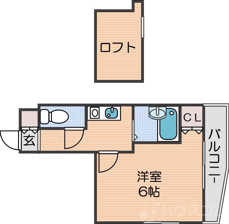 グランロフト玉出の間取り