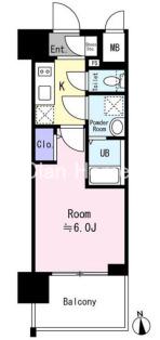 エスリード大阪城EASTの間取り
