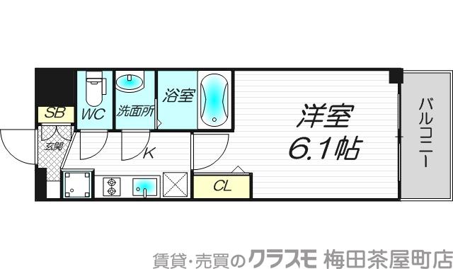 宮原の完工年月(2023年2月)築の賃貸マンションの間取り