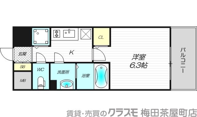 西三国の完工年月(2018年3月)築の賃貸マンションの間取り