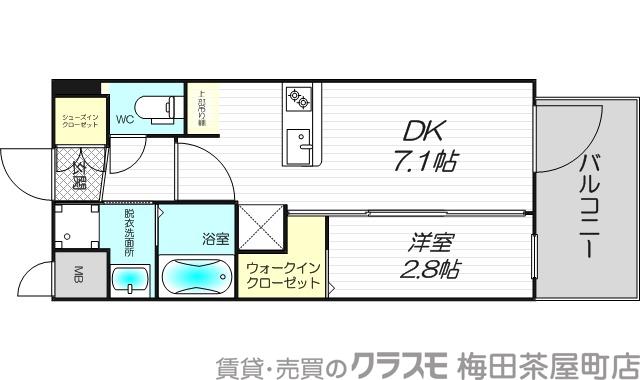 東中島の完工年月(2026年1月)築の賃貸マンションの間取り