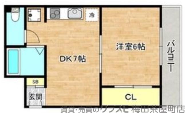 十三東の完工年月(1980年12月)築の賃貸マンションの間取り
