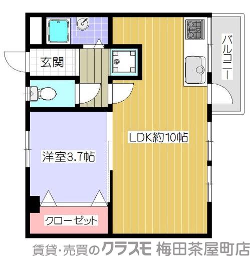マンション山吹の間取り