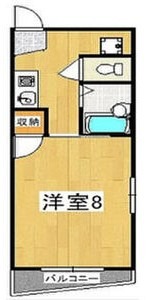 四条堀川町の完工年月(1999年2月)築の賃貸マンションの間取り
