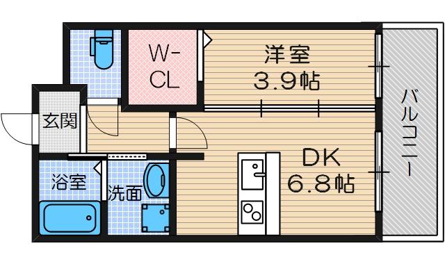 アヴェニール千里丘東の間取り