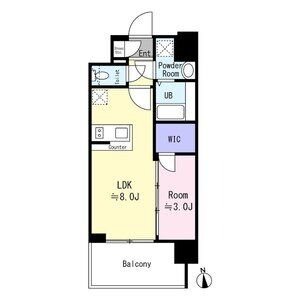 エスリード大阪城EASTの間取り