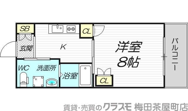 西中島の完工年月(2016年6月)築の賃貸マンションの間取り