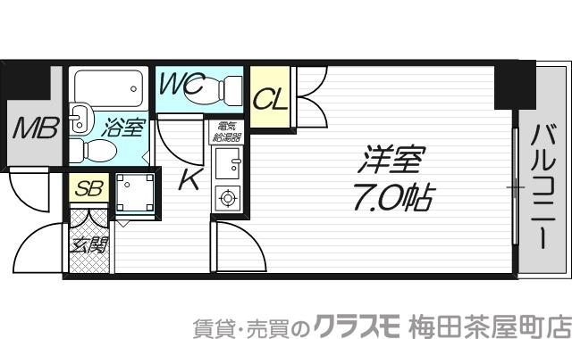 宮原の完工年月(1998年3月)築の賃貸マンションの間取り