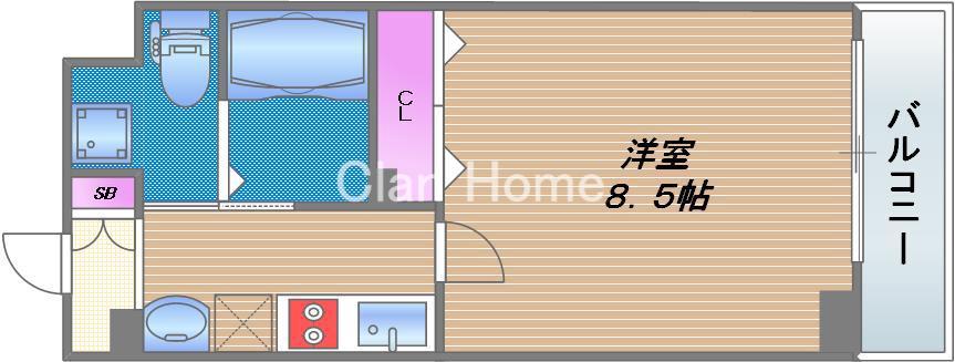 JPレジデンス大阪城東の間取り