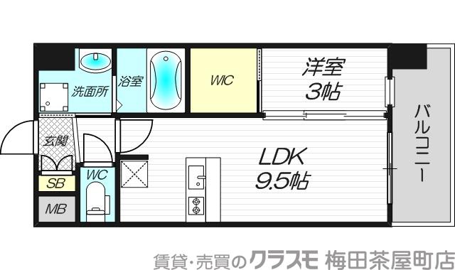 コンフォリア・リヴ新大阪西宮原ソルテラスの間取り