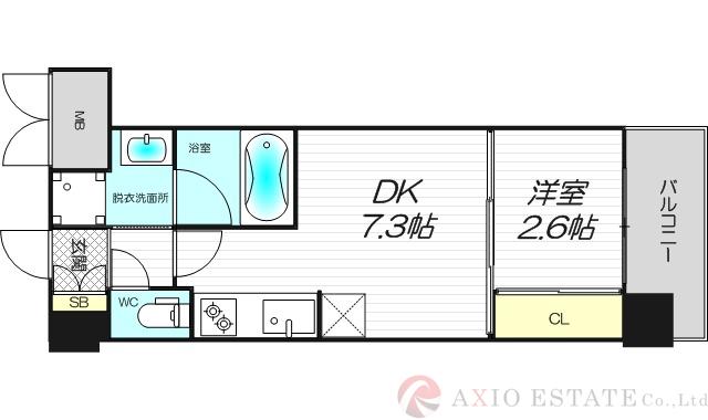 コンフォリア・リヴ淡路の間取り