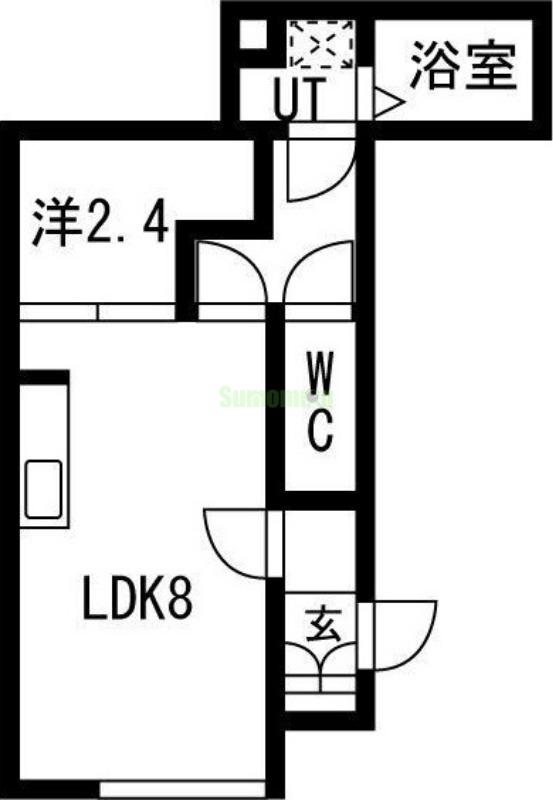 仙台前ルートの間取り