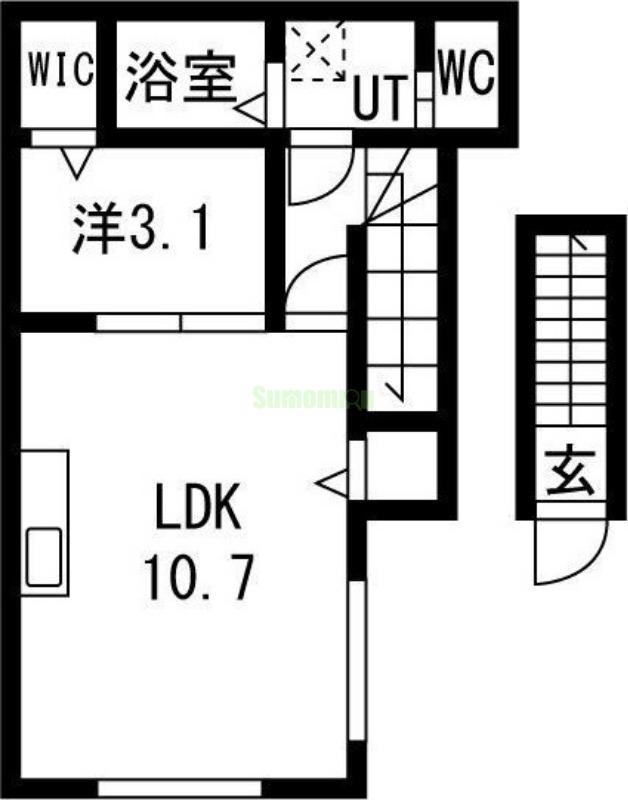仙台前ルートの間取り