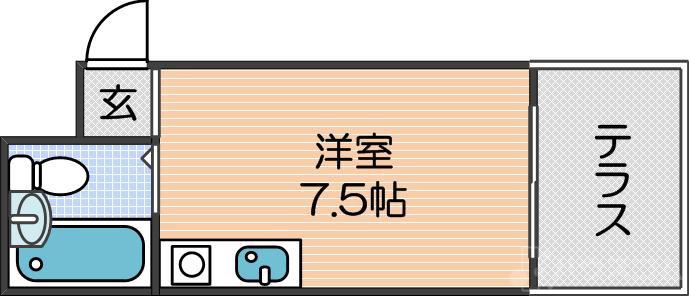 苅田の完工年月(1987年8月)築の賃貸マンションの間取り