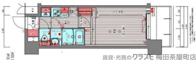 上新庄の完工年月(2025年4月)築の賃貸マンションの間取り