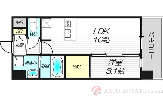西宮原の完工年月(2025年3月)築の賃貸マンションの間取り