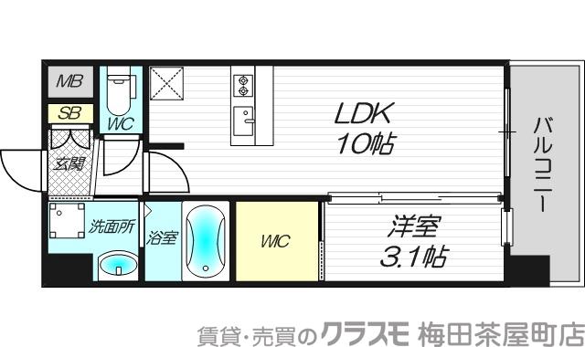 コンフォリア・リヴ新大阪西宮原ソルテラスの間取り