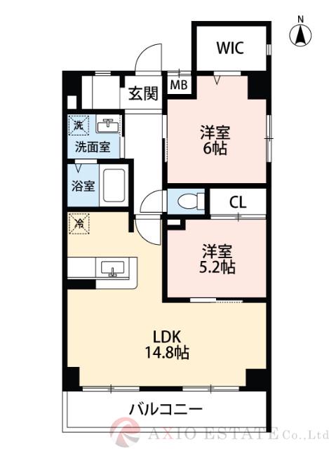 ボナール江坂の間取り