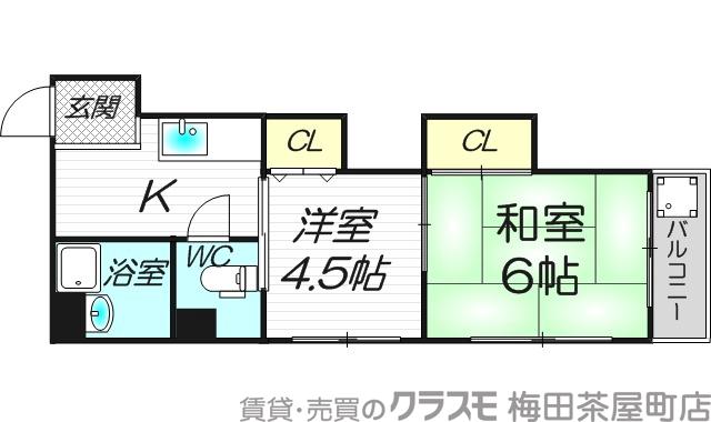 ハーモニーハイツの間取り