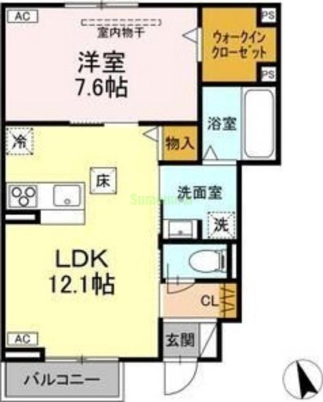 D-ROOM富沢西2丁目の間取り