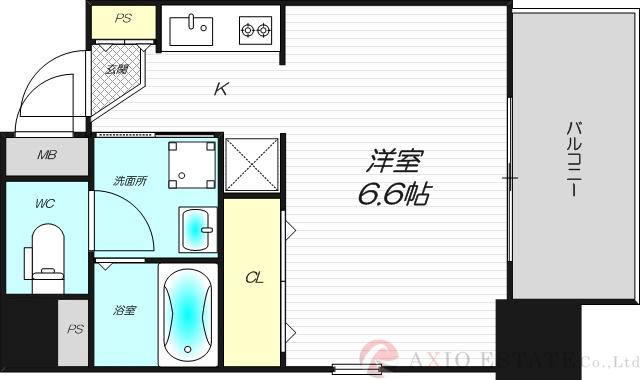 プレミアムステージ新大阪駅前の間取り