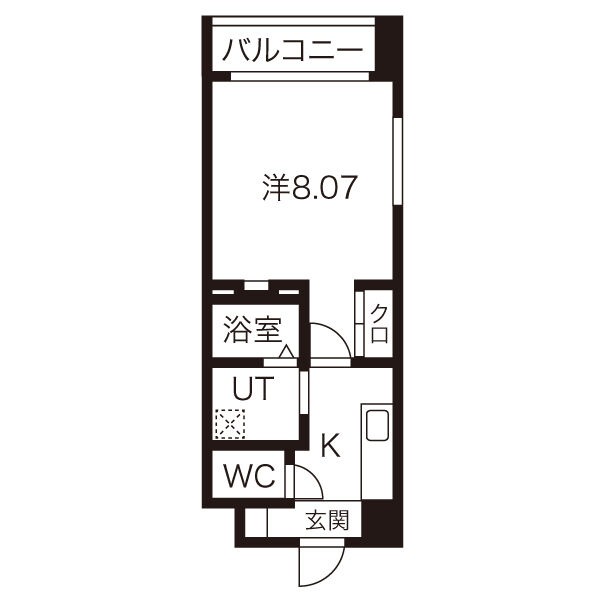 田中馬場町の完工年月(2011年2月)築の賃貸マンションの間取り