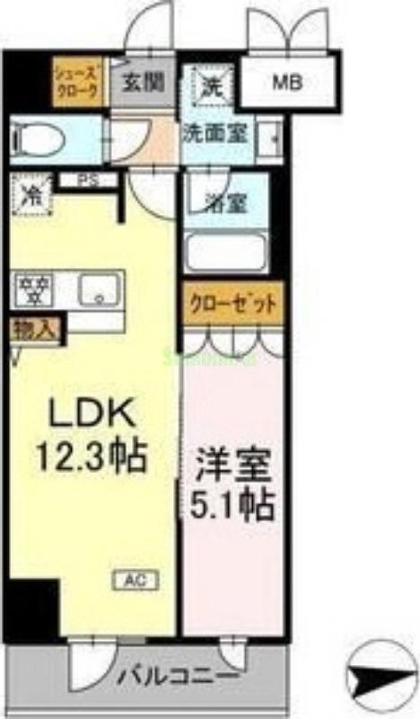 IS二十人町の間取り