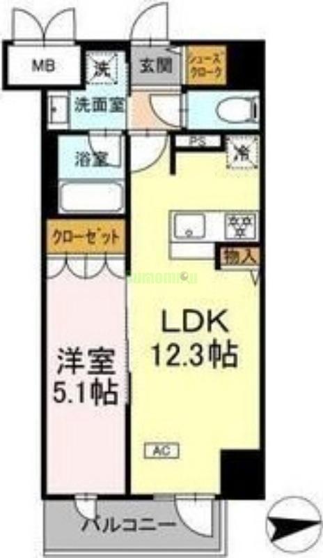 IS二十人町の間取り