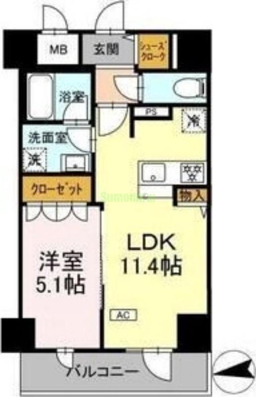 IS二十人町の間取り