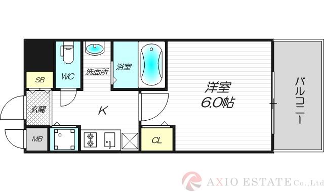 ララプレイス新大阪シエスタの間取り
