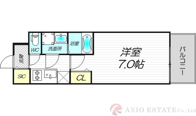 西三国の完工年月(2024年2月)築の賃貸マンションの間取り