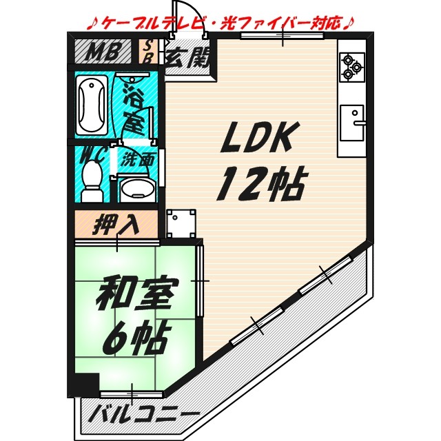 ファースト新森の間取り