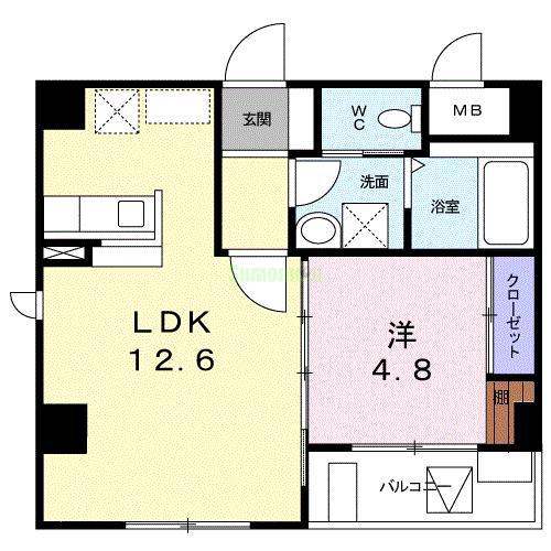 マルキレジデンスの間取り