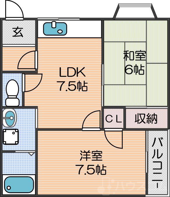 コーポSEIの間取り