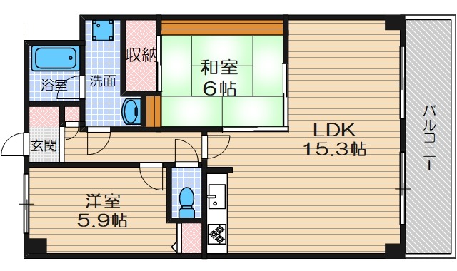 グレーシア大西の間取り
