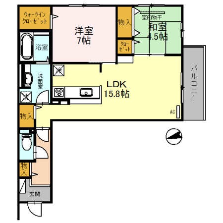 ガーデンパレス箕面Aの間取り