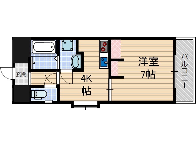 千里丘アベニューの間取り