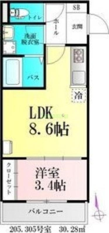 AMELO台原の間取り