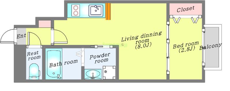 プレミアムホワイトの間取り