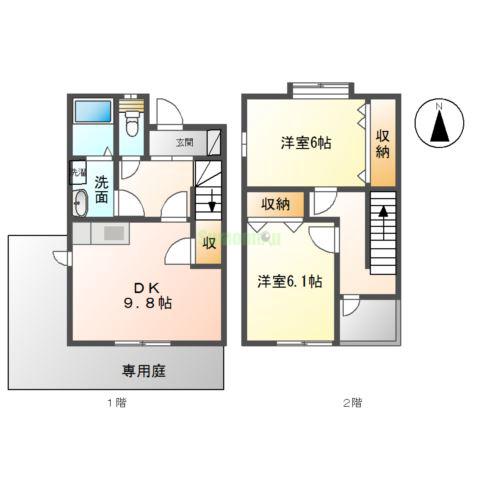 サンセベリアⅡの間取り