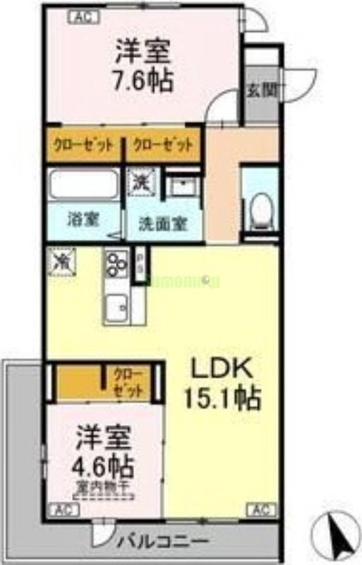 FORENA荒井の間取り