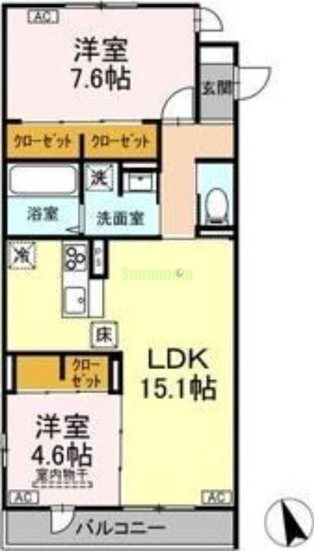 FORENA荒井の間取り