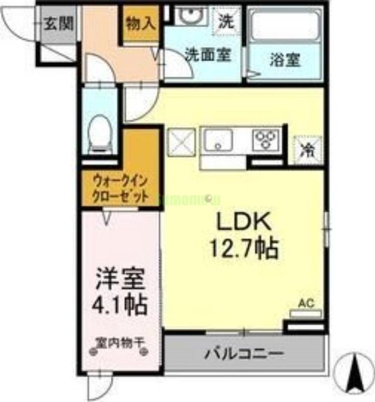 アラモード郡山の間取り