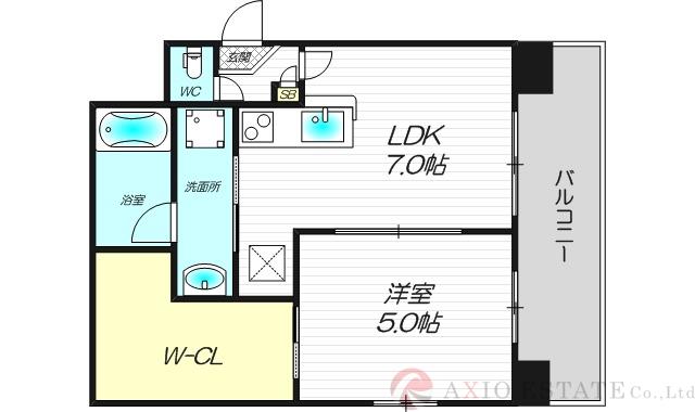十三東の完工年月(2007年3月)築の賃貸マンションの間取り
