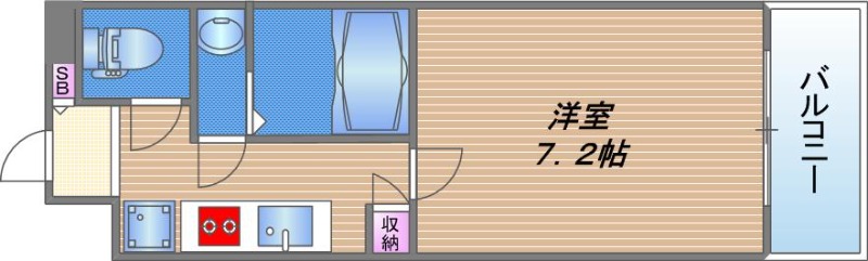 スプランディッド放出の間取り
