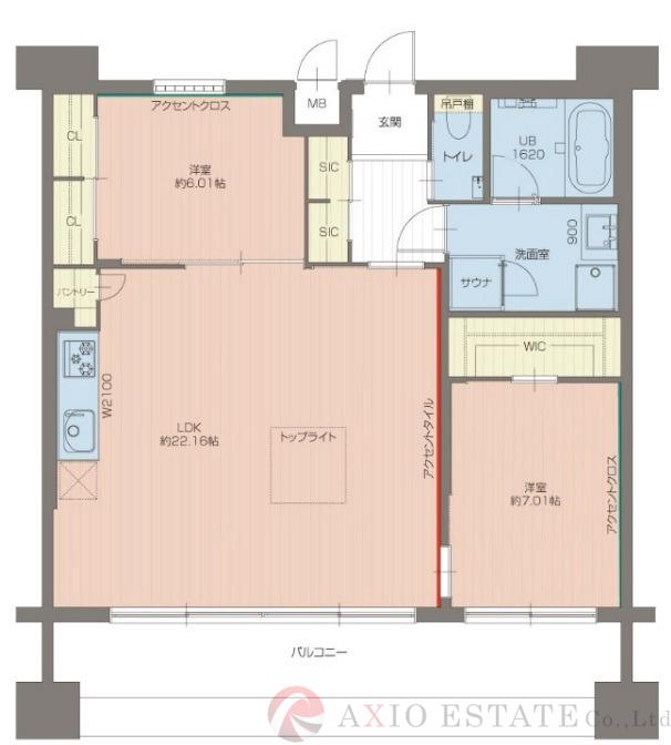 十八条の完工年月(2025年12月)築の賃貸マンションの間取り