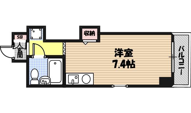 グランデール蒲生の間取り
