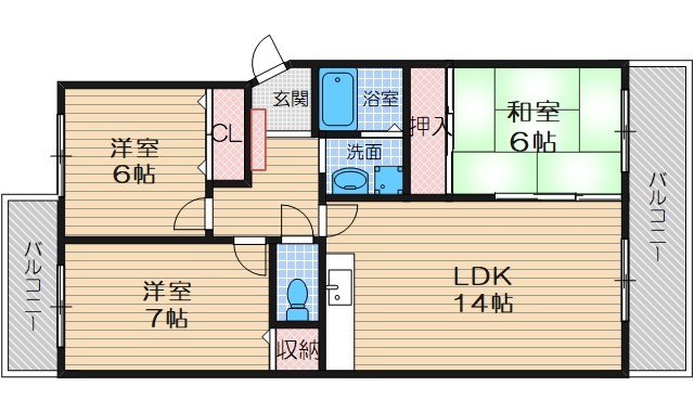 ボア・ソルテの間取り
