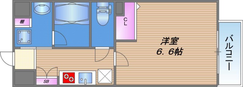 ワールドアイ大阪城EASTⅡの間取り
